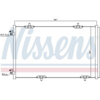 NISSENS 940333 Kondensator, Klimaanlage