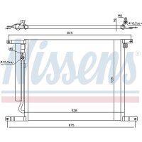 NISSENS 940335 Kondensator, Klimaanlage