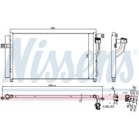 NISSENS 940360 Kondensator, Klimaanlage