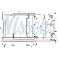 NISSENS 940373 Kondensator, Klimaanlage