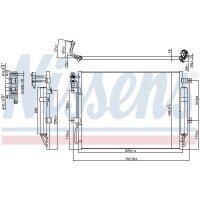 NISSENS 940406 Kondensator, Klimaanlage