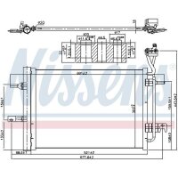NISSENS 940511 Kondensator, Klimaanlage