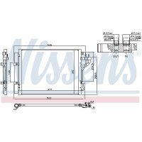 NISSENS 940592 Kondensator, Klimaanlage