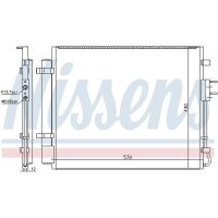 NISSENS 940727 Kondensator, Klimaanlage