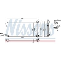 NISSENS 940904 Kondensator, Klimaanlage