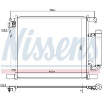 NISSENS 940929 Kondensator, Klimaanlage