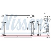 NISSENS 940970 Kondensator, Klimaanlage