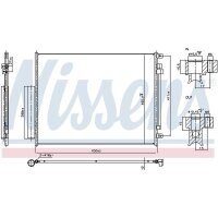 NISSENS 940972 Kondensator, Klimaanlage