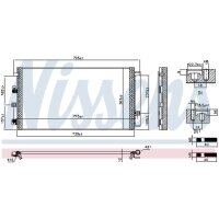 NISSENS 940981 Kondensator, Klimaanlage