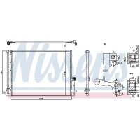 NISSENS 941007 Kondensator, Klimaanlage