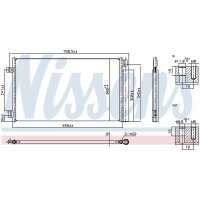 NISSENS 941014 Kondensator, Klimaanlage