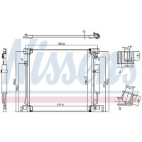 NISSENS 941078 Kondensator, Klimaanlage