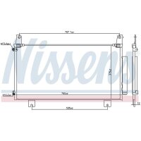 NISSENS 941169 Kondensator, Klimaanlage