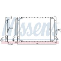 NISSENS 94117 Kondensator, Klimaanlage