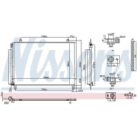 NISSENS 941171 Kondensator, Klimaanlage