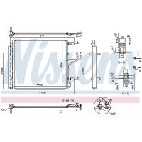 NISSENS 941186 Kondensator, Klimaanlage