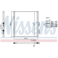 NISSENS 941308 Kondensator, Klimaanlage