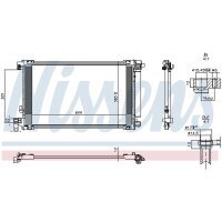 NISSENS 941382 Kondensator, Klimaanlage