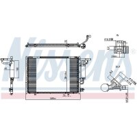NISSENS 941390 Kondensator, Klimaanlage