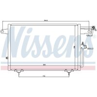 NISSENS 94213 Kondensator, Klimaanlage