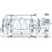 NISSENS 94414 Kondensator, Klimaanlage