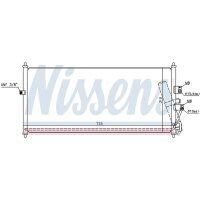 NISSENS 94521 Kondensator, Klimaanlage