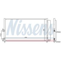 NISSENS 94727 Kondensator, Klimaanlage