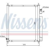 NISSENS 94734 Kondensator, Klimaanlage