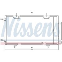 NISSENS 94833 Kondensator, Klimaanlage