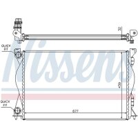 NISSENS 60235A Kühler, Motorkühlung