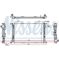 NISSENS 60322 Kühler, Motorkühlung