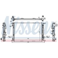 NISSENS 60324 Kühler, Motorkühlung