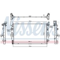 NISSENS 606022 Kühler, Motorkühlung