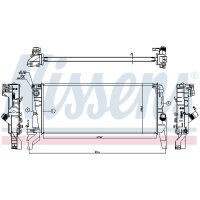 NISSENS 606246 Kühler, Motorkühlung
