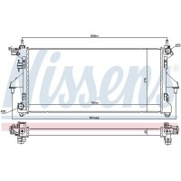 NISSENS 606347 Kühler, Motorkühlung