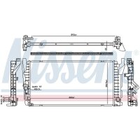 NISSENS 606385 Kühler, Motorkühlung