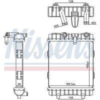 NISSENS 606641 Kühler, Motorkühlung