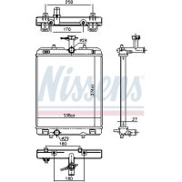 NISSENS 606697 Kühler, Motorkühlung