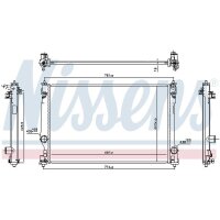 NISSENS 606786 Kühler, Motorkühlung
