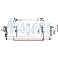 NISSENS 606789 Kühler, Motorkühlung