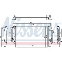 NISSENS 607185 Kühler, Motorkühlung