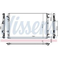 NISSENS 607310 Kühler, Motorkühlung