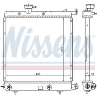 NISSENS 60979 Kühler, Motorkühlung