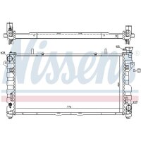 NISSENS 61025 Kühler, Motorkühlung