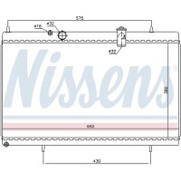 NISSENS 61271 Kühler, Motorkühlung