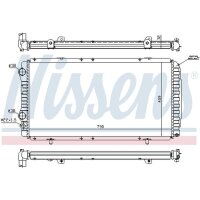 NISSENS 61390A Kühler, Motorkühlung