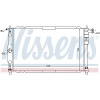 NISSENS 61654 Kühler, Motorkühlung