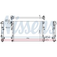 NISSENS 61875A Kühler, Motorkühlung