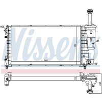 NISSENS 61898 Kühler, Motorkühlung