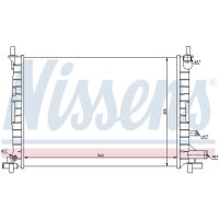 NISSENS 62086 Kühler, Motorkühlung